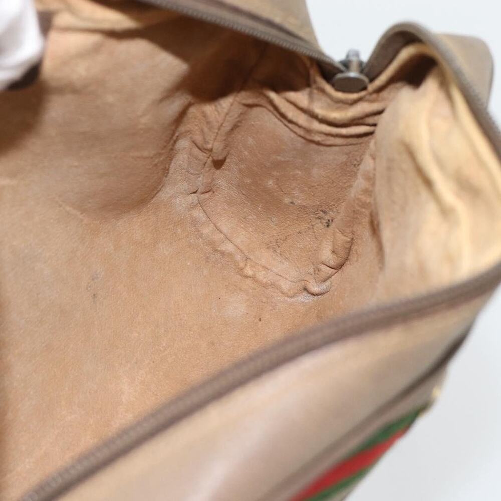 Gucci GG Supreme Web Shoulder Bag Beige - Picture 9 of 16